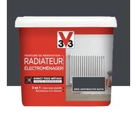 V33 Peinture De Rénovation Radiateur Électroménager Gris anthracite 0,75 L