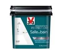 V33 Peinture de rénovation salle de bain, Rénovation perfection Blanc satin 750ml