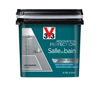 V33 Peinture de rénovation salle de bain, Rénovation perfection® Gris dauphin satin 750ml