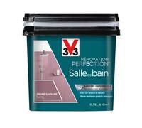 V33 Peinture de rénovation salle de bain, Rénovation perfection Prune sauvage satin 750ml