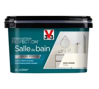 V33 Peinture de rénovation salle de bain, Rénovation perfection Rose poudré satin 2L