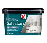 V33 Peinture de rénovation salle de bain, Rénovation perfection Voile de coton satin 2L