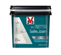 V33 Peinture de rénovation salle de bain, Rénovation perfection Voile de coton satin 750ml
