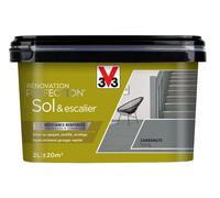 V33 Peinture de rénovation Sol & escalier, Rénovation perfection Carbonnate satin 2L