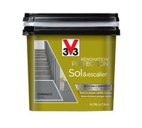 V33 Peinture de rénovation Sol & escalier, Rénovation perfection Carbonnate satin 750ml