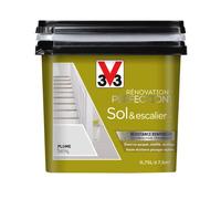 V33 Peinture de rénovation Sol & escalier, Rénovation perfection Plume satin 750ml