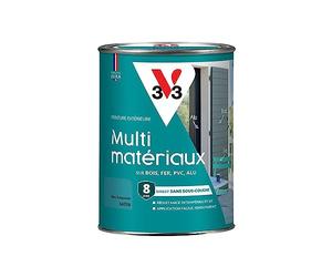 V33 Peinture extérieure multi-matériaux, Bleu turquoise satin 1,5L