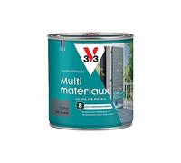 V33 Peinture extérieure multi-matériaux, Gris bleuté Mat poudré 0,5L