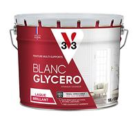 V33 Peinture glycéro blanche multi-supports brillante, BLANC GLYCERO 10L