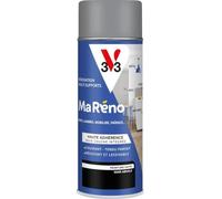 V33 Peinture Intérieure Ma Réno - Aérosol - Noir Absolu Satin 400ml
