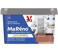 V33 Peinture Intérieure Multi-Supports Ma Réno Argile Rouge Satin 0,5L