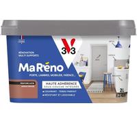 V33 Peinture Intérieure Multi-Supports Ma Réno Argile Rouge Satin 2L