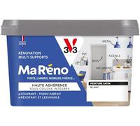 V33 Peinture Intérieure Multi-Supports Ma Réno Blanc Satin 0,5L