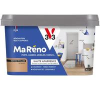 V33 Peinture Intérieure Multi-Supports Ma Réno Or Blanc Métallisé 2L