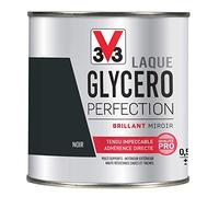V33 Peinture Laque Glycéro Brillant Noir 0,5L