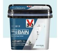 V33 Peinture Multi-Matériaux Salle de bain Deco Lab Bleu d'écume 0,75 L