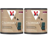 V33 Peinture multi-supports Colorissim® Beige liège Velours 0,5L (Lot de 2)