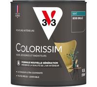 V33 Peinture multi-supports Colorissim® Bois brûlé Mat 0,5L