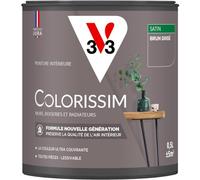 V33 Peinture multi-supports Colorissim® Brun grisé satin 0,5L