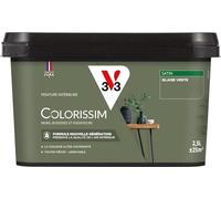 V33 Peinture multi-supports Colorissim® Glaise verte satin 2,5L