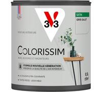 V33 Peinture multi-supports Colorissim® Gris galet satin 0,5L