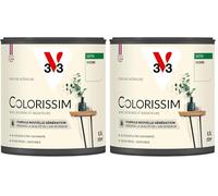 V33 Peinture multi-supports Colorissim® Ivoire satin 0,5L (Lot de 2)