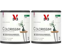 V33 Peinture multi-supports Colorissim® Neige satin 0,5L (Lot de 2)