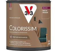 V33 Peinture multi-supports Colorissim® Noix de muscade Velours 0,5L