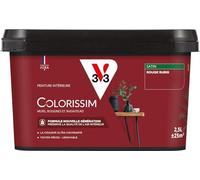 V33 Peinture multi-supports Colorissim® Rouge rubis satin 2,5L