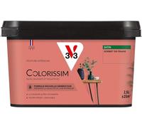 V33 Peinture multi-supports Colorissim® Sorbet de fraise satin 2,5L