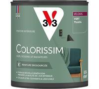 V33 Peinture multi-supports Colorissim® Vert tilleul Velours 0,5L