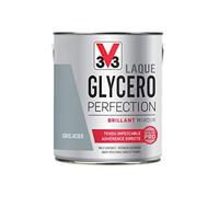V33 Peinture multi-supports monocouche Laque Glycéro brillant, Gris Acier n°5 2L