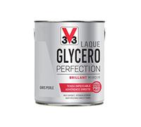V33 Peinture multi-supports monocouche Laque Glycéro brillant, Gris Perle n°11 2L