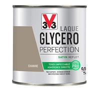 V33 Laque Glycéro Satin, Chanvre, 500 ml (Lot de 1)