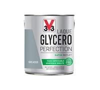 V33 Peinture multi-supports monocouche Laque Glycéro satin, Gris Acier n°5 2L