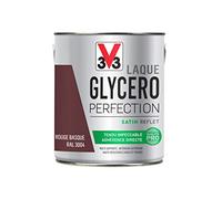 V33 Peinture multi-supports monocouche Laque Glycéro satin, Rouge Basque, 2 L