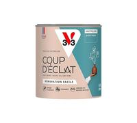 V33 Peinture murale intérieure Coup d'Éclat® Bleu d'orage Mat Poudré 0,5L
