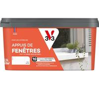 V33 Peinture pour appuis de fenêtres, Blanc 2,5L