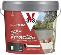 V33 Peinture pour façade - Easy Rénovation - Noir RAL 9005 10L