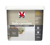 V33 Peinture Racine Satin Sols carrelés 750mL