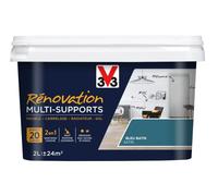 V33 Peinture rénovation multi-supports, Bleu batik 2L