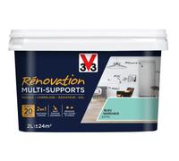 V33 Peinture rénovation multi-supports, Bleu nordique 2L