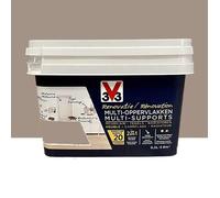 V33 Peinture rénovation multi-supports,Chanvre satin 0,5L