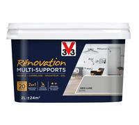 V33 Peinture rénovation multi-supports, Gris lune 2L