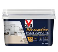 V33 Peinture rénovation multi-supports, Lin satin 0,5L