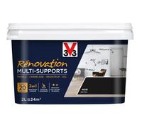 V33 Peinture rénovation multi-supports, Noir 2L