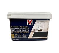 V33 Peinture rénovation multi-supports,Noir 2L