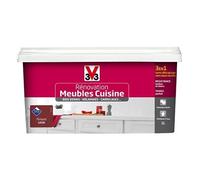V33 Rénovation Meubles Cuisine (Bois vernis-Mélaminés-Stratifiés) Satin Piment 2 L