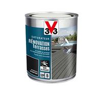 V33 Saturateur Rénovation terrasses et bardages, Anthracite 1L