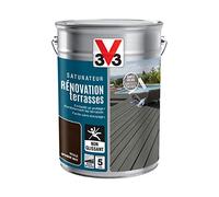 V33 Saturateur Rénovation Terrasses Et Bardages, Wengé 5L